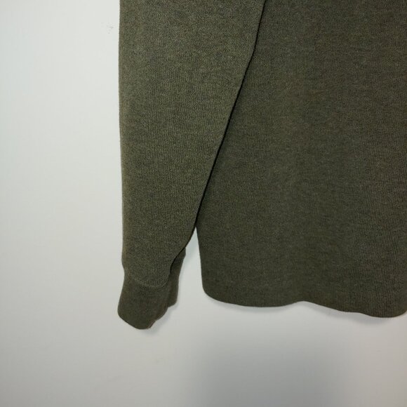 Polo Ralph Lauren 1/4 Zip Long Sleeves Mockneck Pullover Sweater Sz M Green - Picture 6 of 9